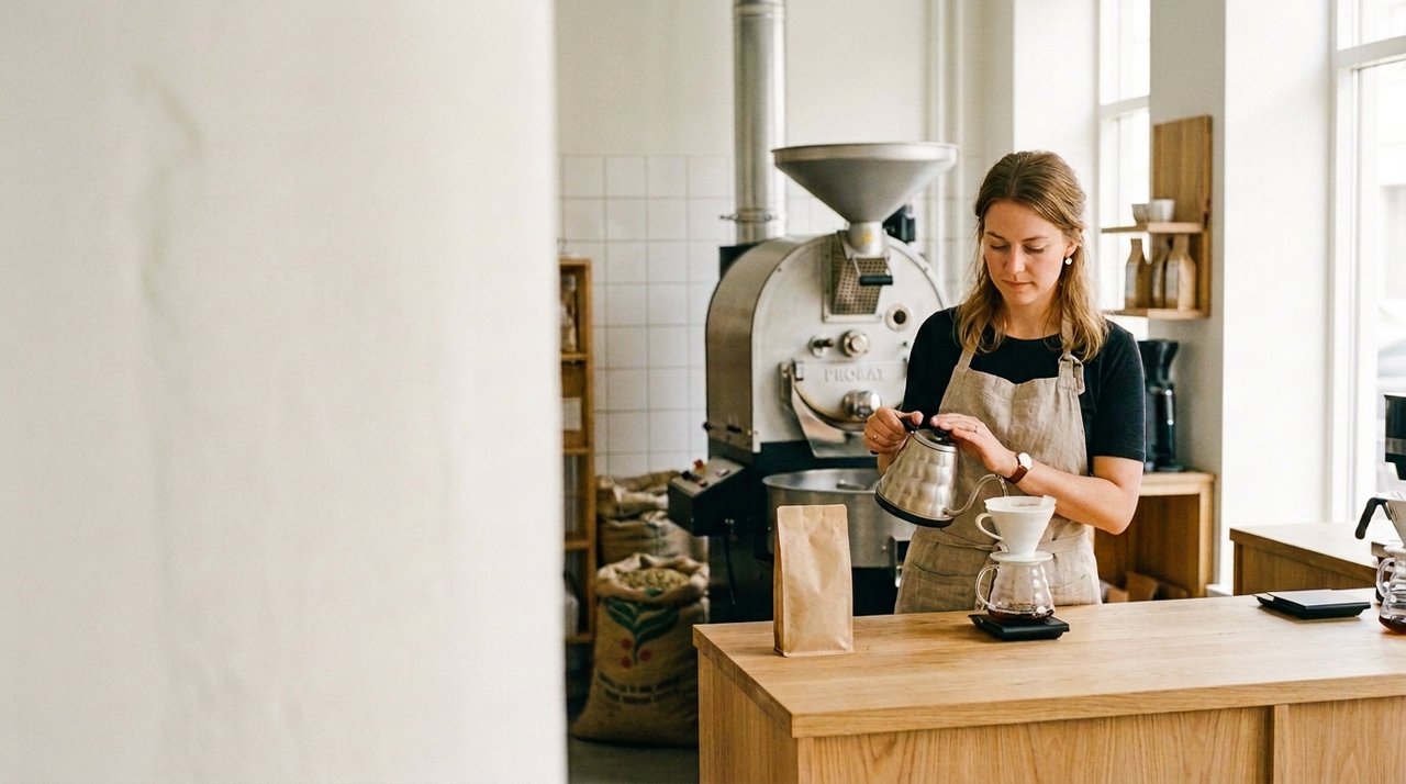 Drift, an example coffee roastery website built with Pagecloud